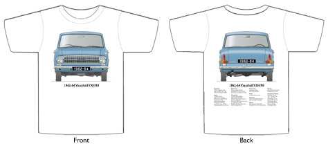Vauxhall VX4/90 1962-64 T-shirt Front & Back